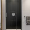 Душевая дверь New Trendy NEW SOLEO BLACK двойные двери (80x195)