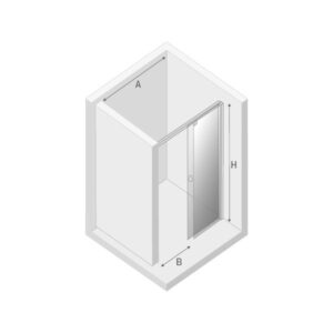 Душевая дверь New Trendy PORTA P (100×200)