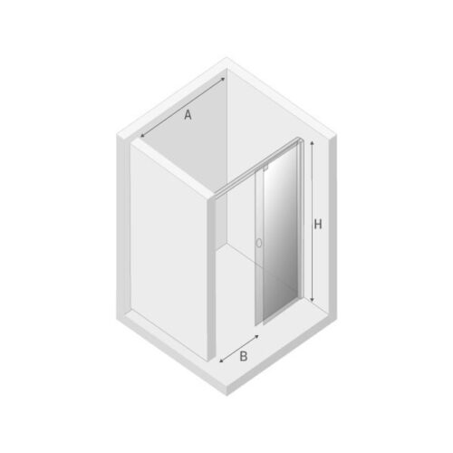 Душевая дверь New Trendy PORTA P (100x200)