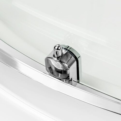 Душевая кабина New Trendy Finea BM-0039 (90x90x185) полукруглая стекло узорчатое
