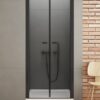 Душевая дверь New Trendy NEW SOLEO BLACK двойные  (170x195)