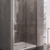 Душевая дверь New Trendy NEW SOLEO BLACK (110x195) со стационарным фрагментом