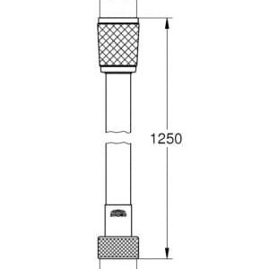 Grohe Relexaflex (28150001) шланг для душу 1250 мм