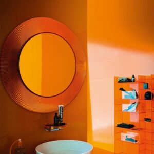 Зеркало с подсветкой Laufen Kartell By 78х78 см Orange H3863330820001