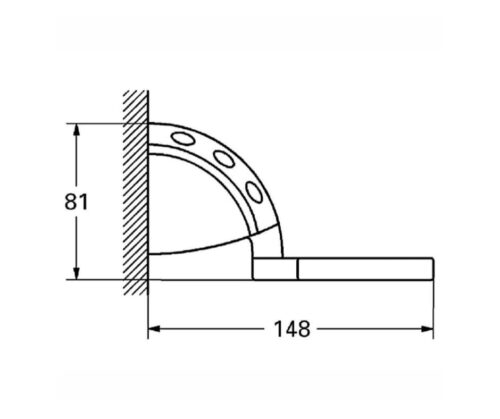 Тримач склянки GROHE SENTOSA 40223000 - Зображення 2