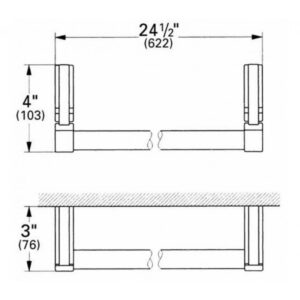 Тримач рушників GROHE CHIARA 40229000