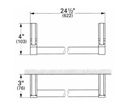 Тримач рушників GROHE CHIARA 40229000 - Зображення 2