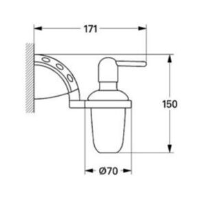 Дозатор рідкого мила Grohe Sentosa (40238000)