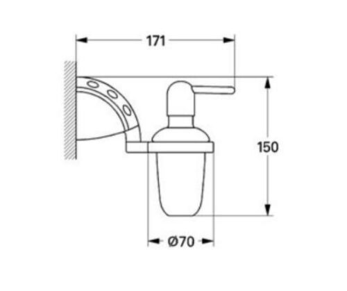 Дозатор рідкого мила Grohe Sentosa (40238000) - Зображення 2